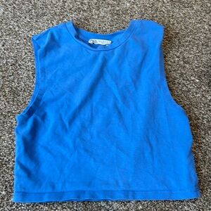 Zara blue tank